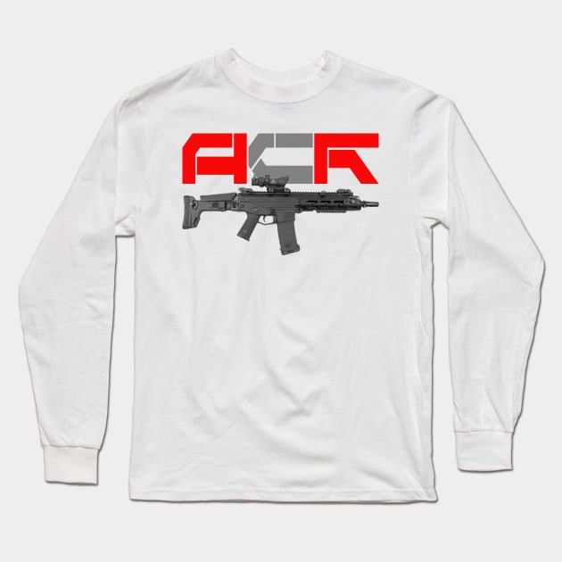 Assault Rifle ACR Long Sleeve T-Shirt by Aim For The Face